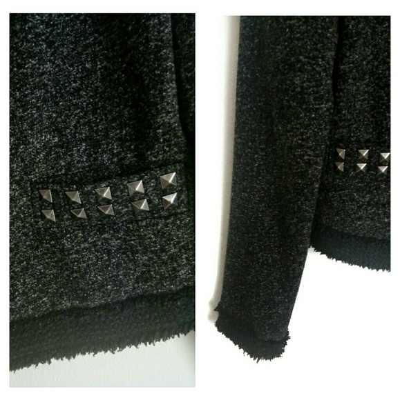 Silence + Noise Black Gray Tweed Jacket/Bl… - Picture 5 of 8